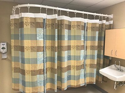 all-new PRVC™ cubicle and shower curtain system